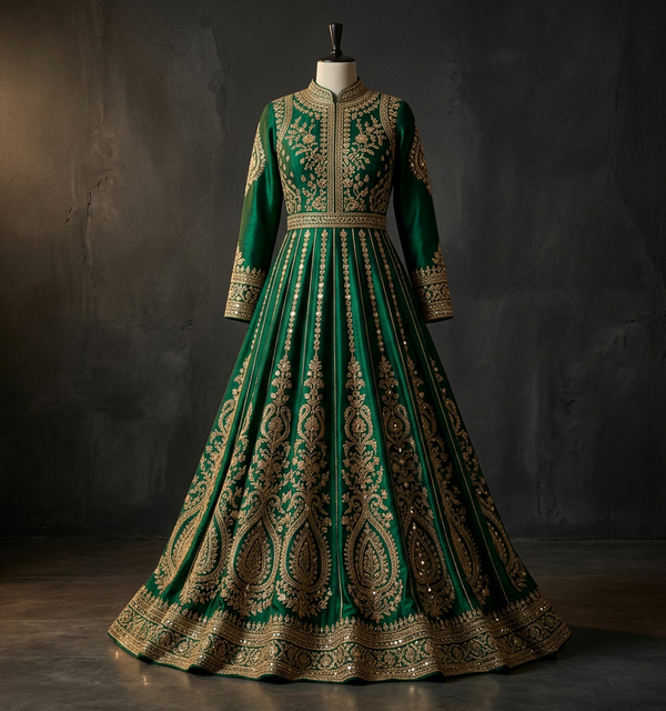 Pastel Anarkali Suit