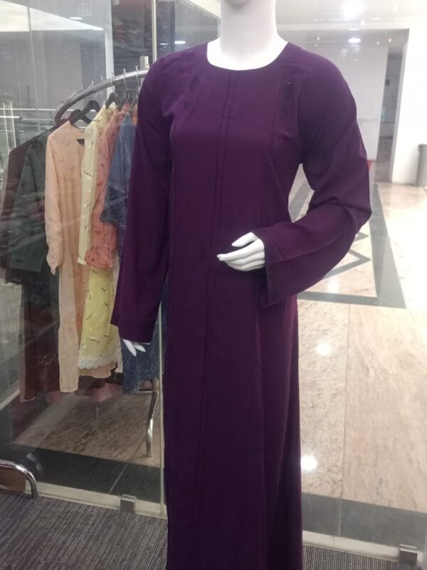 Royal Plum Long A-Line Dress